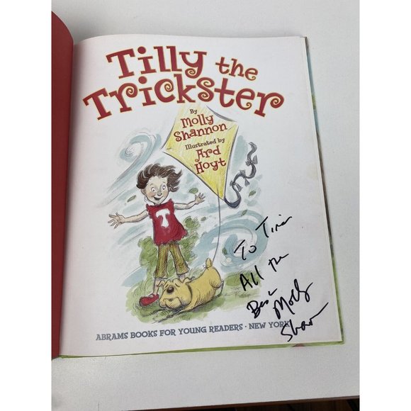 Tilly the Trickster by Molly Shannon (2011, Hardcover) Personalized Signed Copy - Picture 3 of 10